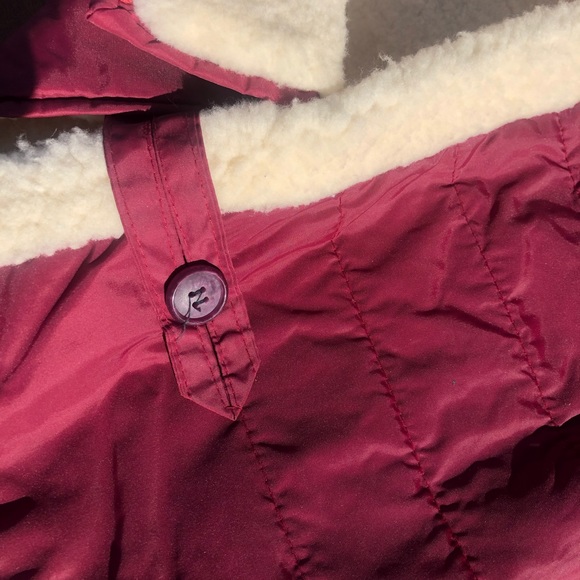 Vintage Burgundy Baby Sleeping Bag - Picture 3 of 4